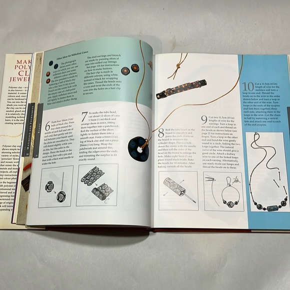 1997 Making Polymer Clay Jewellery Hardcopy BOOK Jewelry Artisan Sue Heaser Art - Picture 11 of 16